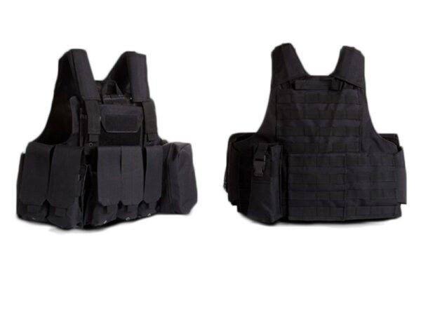 Ciras MAR Molle Combat Vest Full SetBlack2 Ciras MAR Molle Combat Vest Full SetBlack2