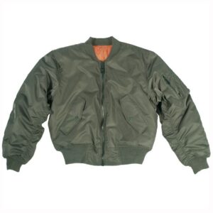 mil tec ma1 jacket olive amaz 1 1 MIL TEC MA 1 Flight Jacket Olive