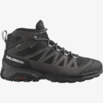 Salomon - Μποτάκια Πεζοπορίας X Ward Leather Mid GORE-TEX L47181700 - Μαύρο