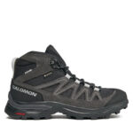 Salomon - Γυναικεία Ορειβατικά Μποτάκια X Ward Leather Mid GORE-TEX L47181900 - Μαύρο