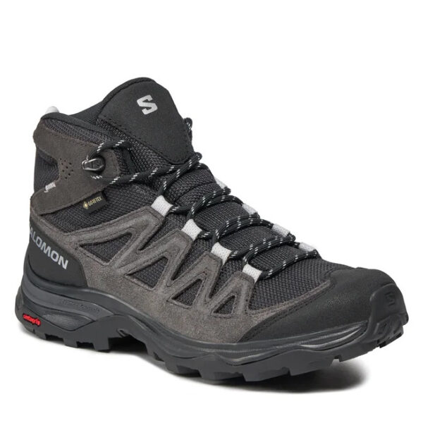 Salomon - Γυναικεία Ορειβατικά Μποτάκια X Ward Leather Mid GORE-TEX L47181900 - Μαύρο